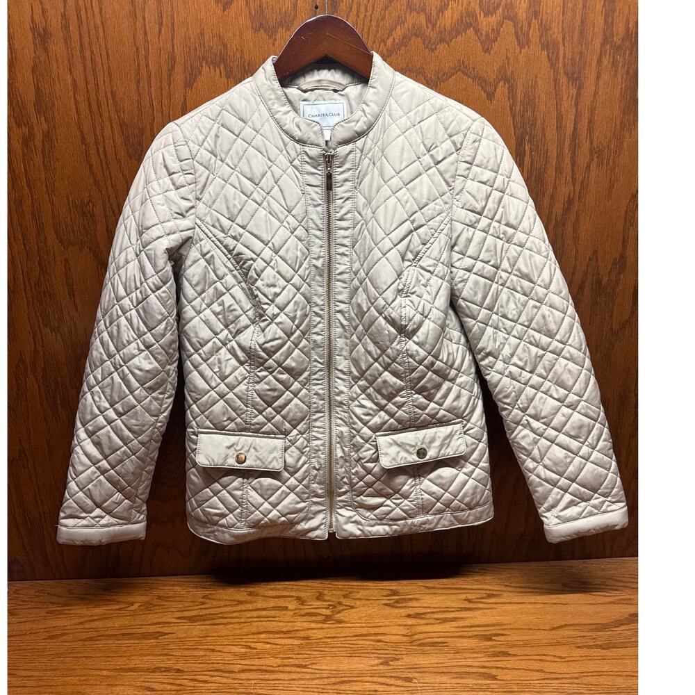 Charter Club Quilted Jacket PS